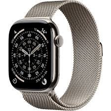 Apple Watch Series 11 Natural Titanium Case 46MM GPS + Cellular with Natural Milanese Loop