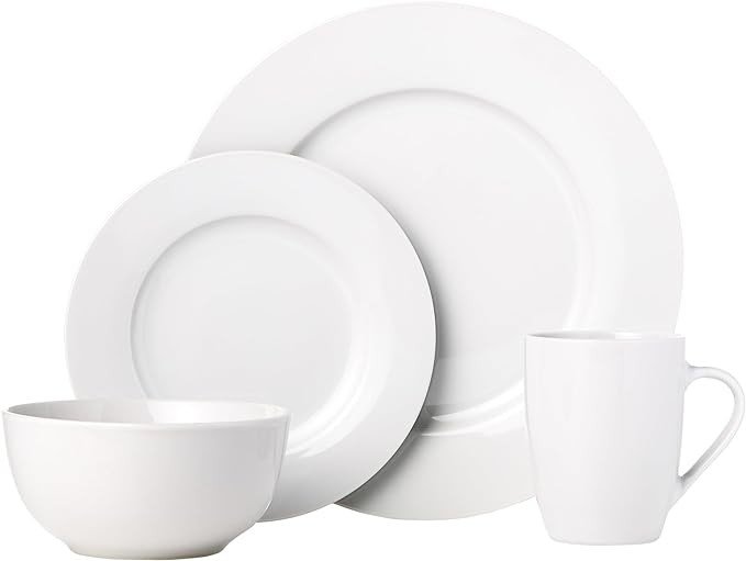 AmazonBasics 16-Piece Dinnerware Set, Service for 4