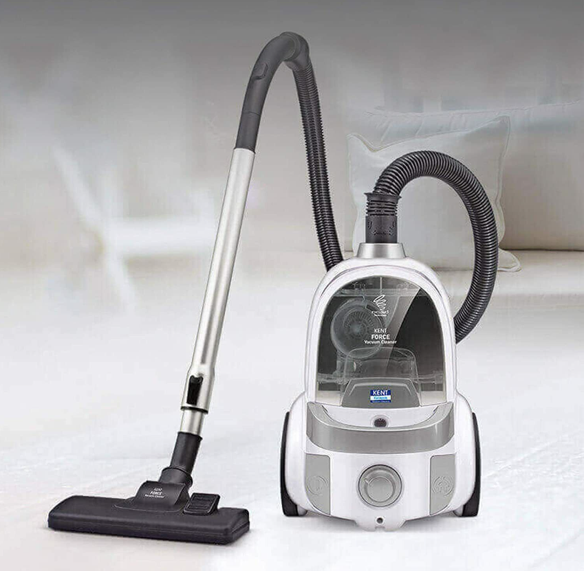 KENT Force Cyclonic Vacuum Cleaner 2000-Watt (White and Silver)