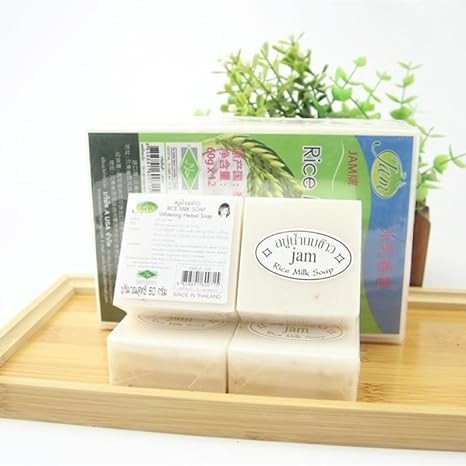 Maruomiki Thailand Rice Soap 6pcs Handmade Rice Soap 65g Bath Soap 12pcs Facial Soap Cold Soap Wedding Gift (6