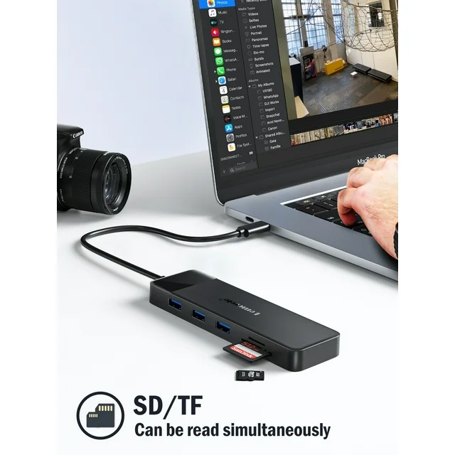 Lemorele 10-in-1 USB C Hub USB C Adapter with 4K 2 HDMI Ports VGA Output 100W Power Delivery