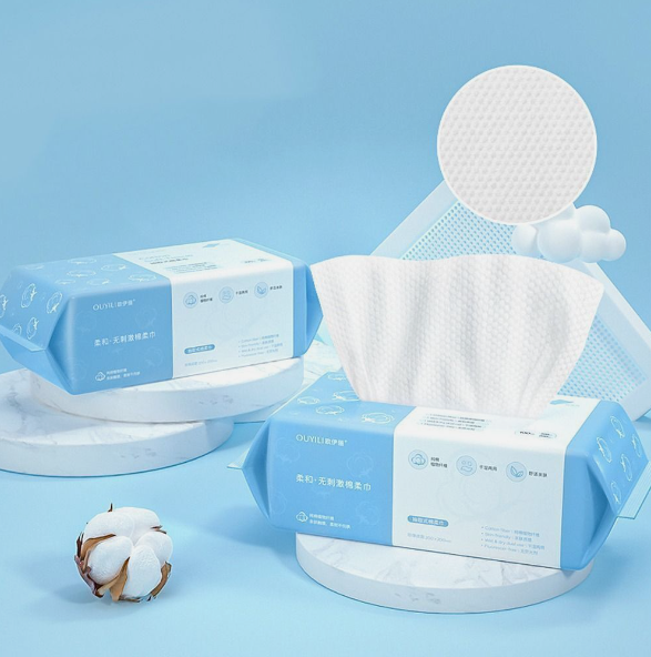 Disposable Face Towel Makeup Remover Facial Cleansing Wipes Cotton Towel