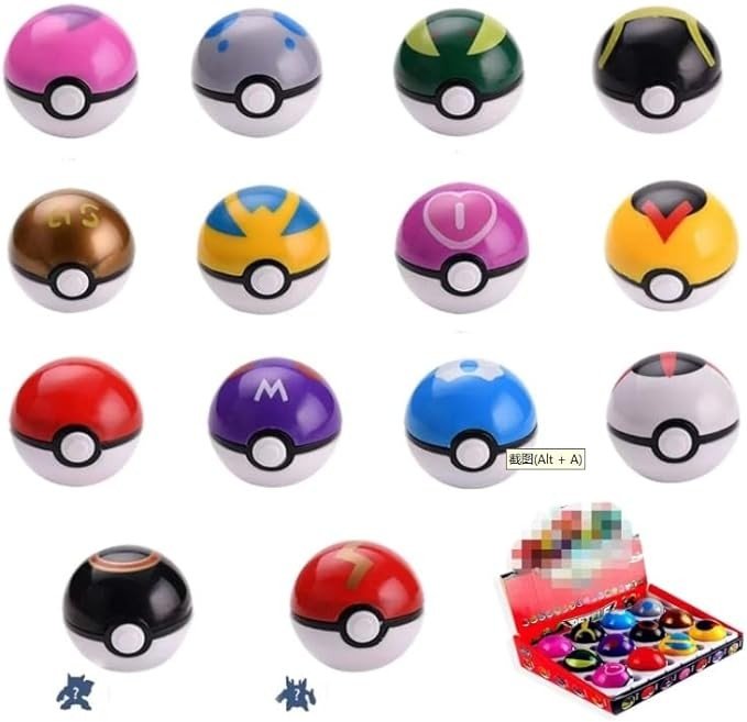 12pcs Ball Toy Series Action Figures Set, Children's Party Birthday Gift