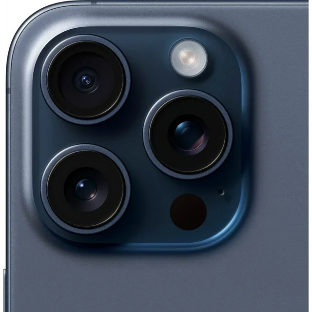 Restored Apple iPhone 15 Pro Max 1TB - Straight Talk / TracFone - Blue Titanium MU6J3LL/A Like New (Refurbished)
