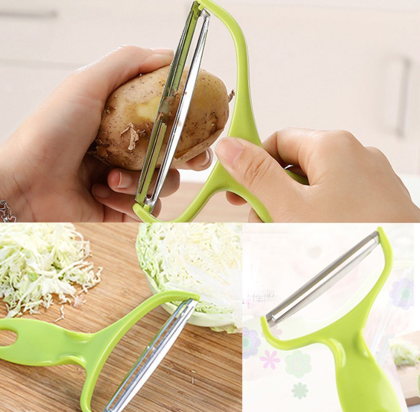 Kitchen Tool Vegetable Fruit Peeler Cabbage Grater Cutter Slicer Stainless Steel