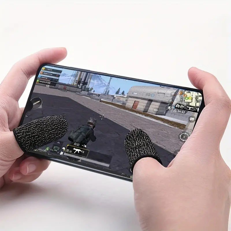 4pcs/Set Touch Screen Thumbs Finger Sleeve: Improve Your PUBG Gameplay With Smartphone Game Shooter Controller!