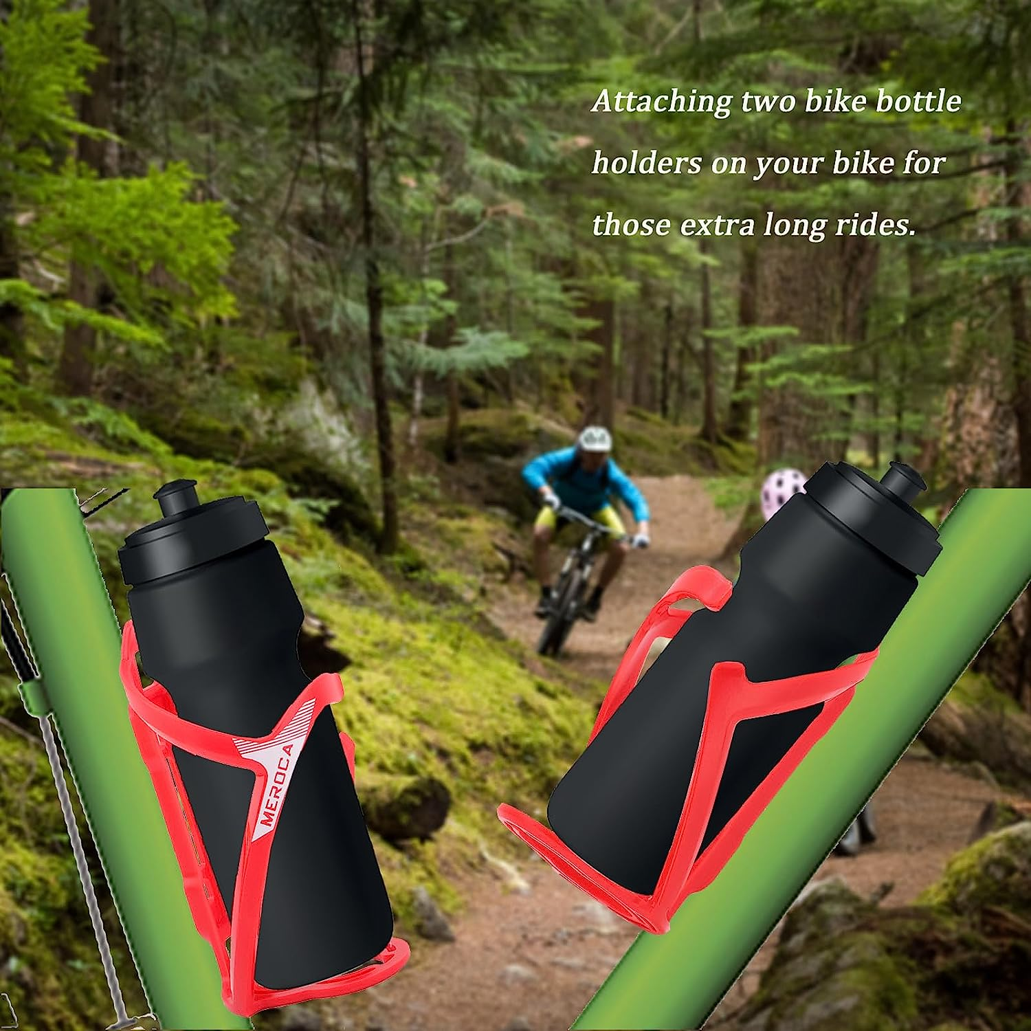 Cycles Bike Water Bottle Cage,Durable Ultralight Plastic Water Drink Holder Rack