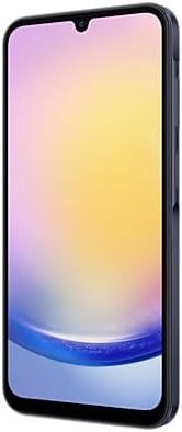 Samsung Galaxy A25 5G (SM-A256E/DS), 128GB 6GB RAM, Dual SIM, Factory Unlocked GSM, International Version (Wall Charger Bundle) - (Blue Black)