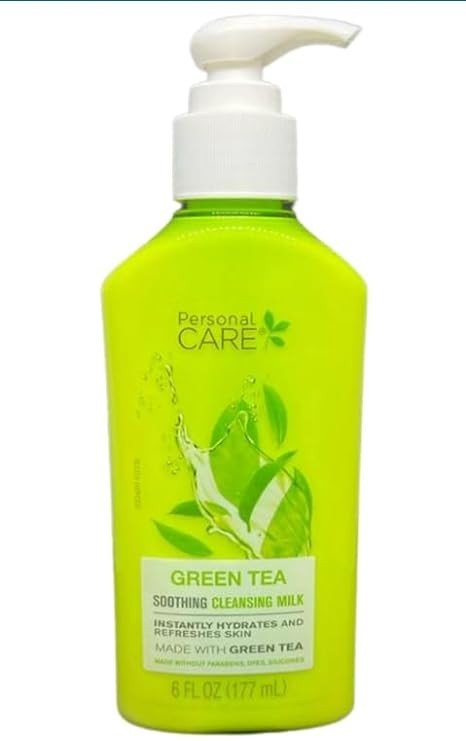 Personal Care Green Tea Soothing Cleansing Milk Made With Green Tea, 6Fl.oz