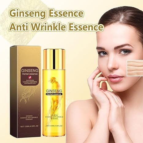 Generic Ginseng Anti Wrinkle Serum - 4 Fl OzGinseng Polypeptide Anti-Ageing Essence - Smooths Fine Lines, Moisturizes & Soothes Skin - Hydrating Serums for All Skin Types