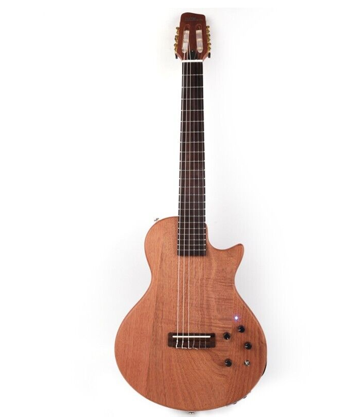 Travel nylon string travel electric classical classic guitar bulit in effect