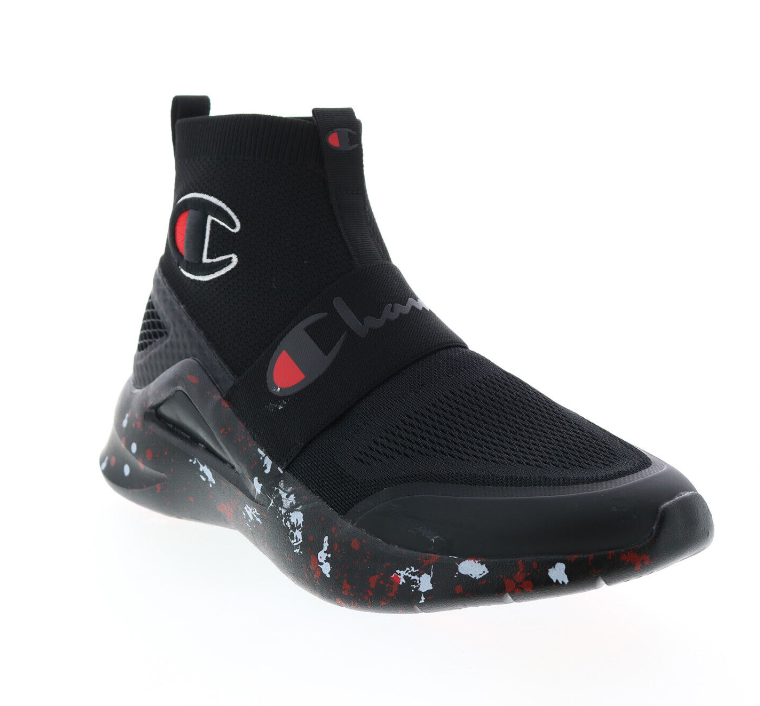 Champion Acela 2 CP102072M Mens Black Canvas Lifestyle Sneakers Shoes
