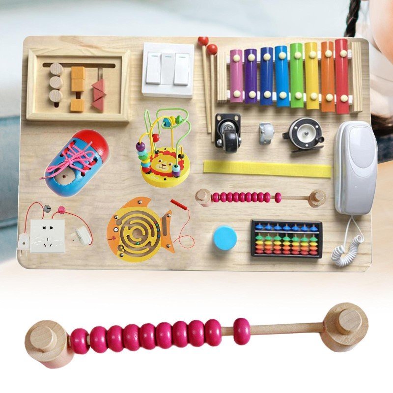 Busy Board DIY Toys Busy Board Accessories Montessori Sensory for Kids Boys