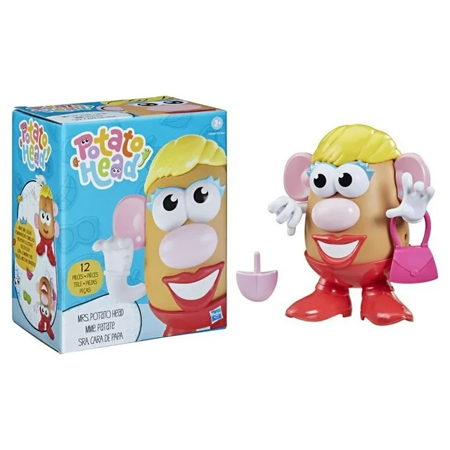 Potato Head Mrs. Potato Head Classic Toy For Kids Ages 2 and Up, Includes 12 Parts and Pieces to Create Funny Faces