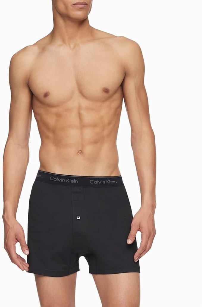 Calvin Klein Men's Cotton Classics 3-Pack Knit Boxer