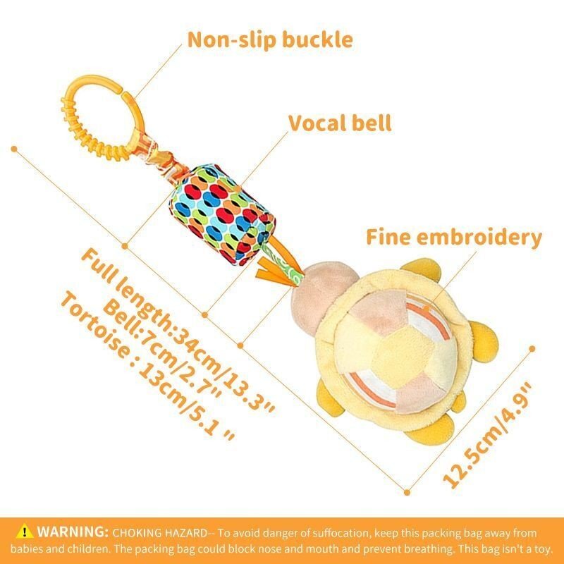 Baby Crib Bed Pram Car Seat Stroller Toys With Hanging Bell Infant Sense Cute