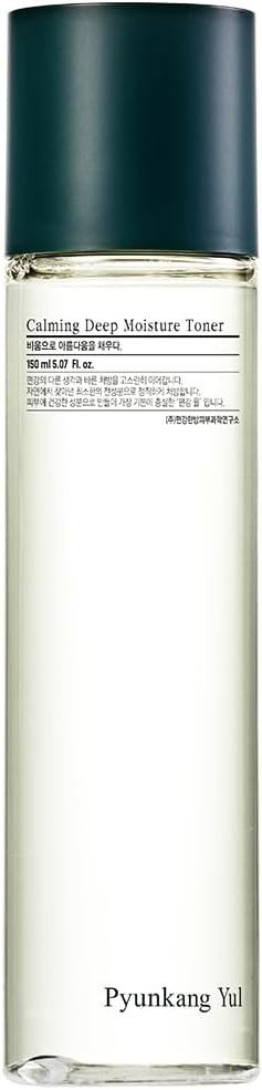 Pyunkang Yul Calming Deep Moisture Toner - Face Toner for Women containing AHA and PHA - for Teens and Adults - Astringent for Face - Korean Facial Toner - 150ml 5.07 Fl. Oz.