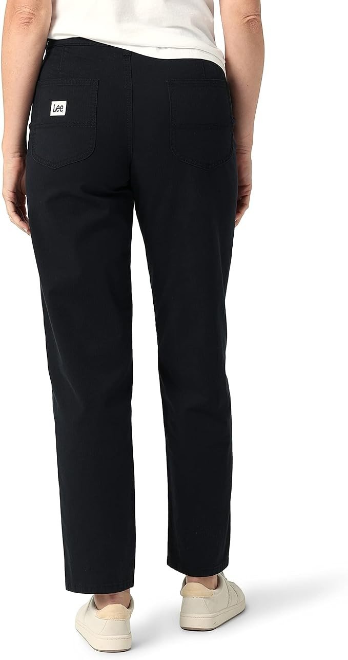 Lee Women's Ultra Lux Mid Rise Relaxed Straight Leg Pant
