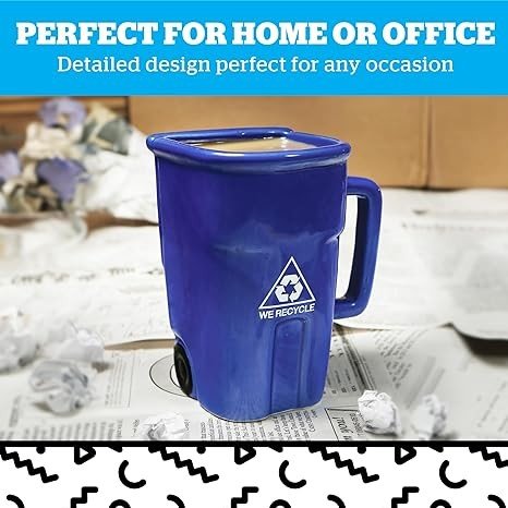 BigMouth Inc BMT Ceramic Mug, 1 Count (Pack of 1), Blue