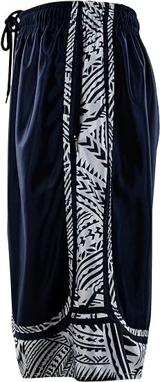 Mens Gym Training Basketball Shorts with Zippered Pockets