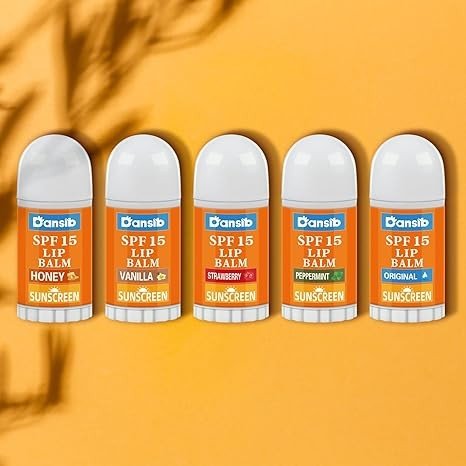 Dansib 25 Pcs Lip Balms SPF 15 Bulk Mini Sunscreen Lip Balms Party Favors Gifts Lip Sunscreen Care with Vitamin E Wedding Bridal Shower Favors Baby Shower Gifts for Outdoor Travel Beach